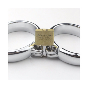 Metal handcuffs with a comfortable lock and innocent bracelets​ look