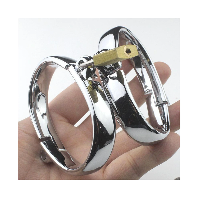 אזיקים ממתכת ננעלים עם מנעול - גדלים שונים