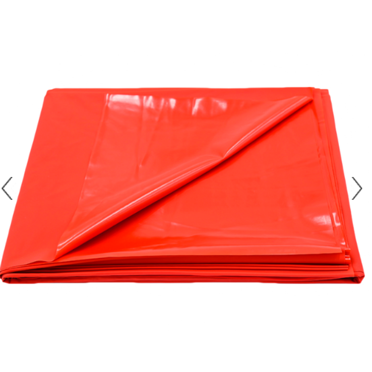 סדין PVC אדום למשחקי נוזלים