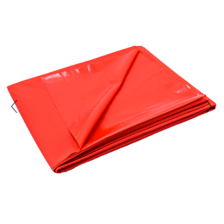 Red PVC Bedsheet