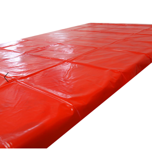 Red PVC Bedsheet