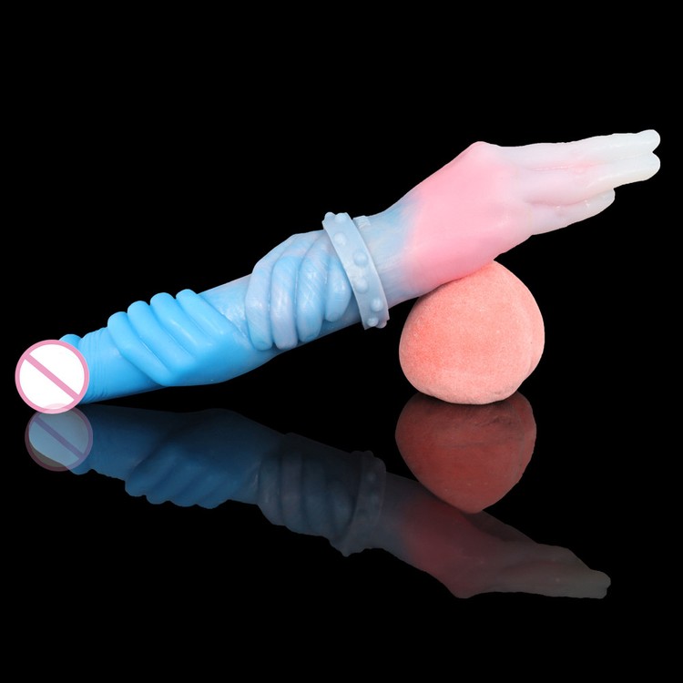 דילדו דו צדדי בולבול ויד מסיליקון