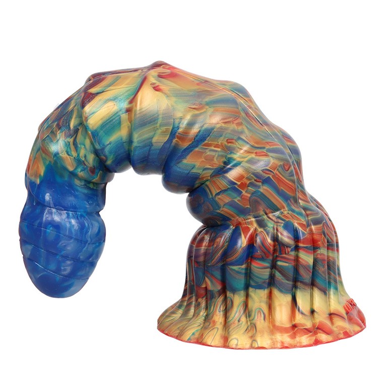 דילדו פין חייזרי מסיליקון בצבעי קונכייה