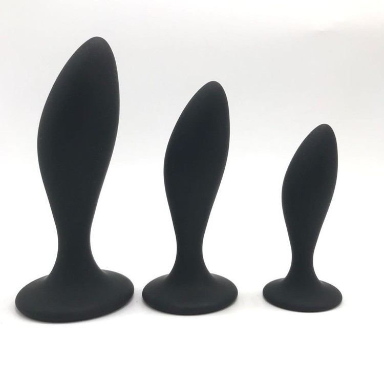 Pingy S פלאג אנאלי שחור סיליקון קטן