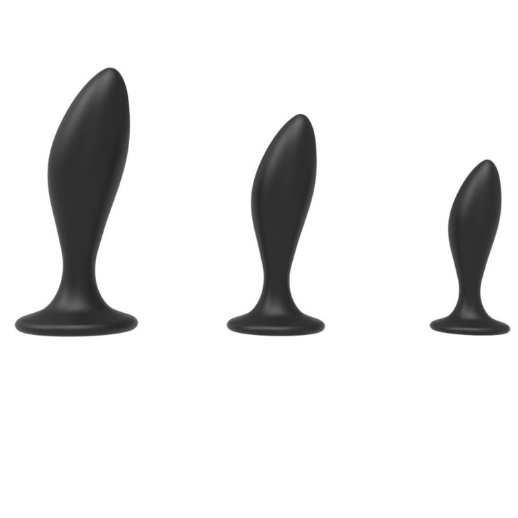 Pingy S פלאג אנאלי שחור סיליקון קטן