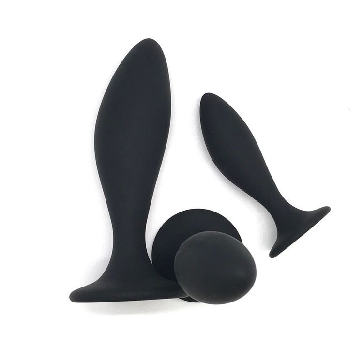 Pingy S פלאג אנאלי שחור סיליקון קטן