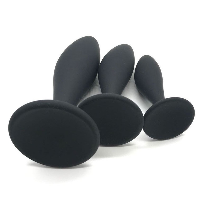 Pingy S פלאג אנאלי שחור סיליקון קטן