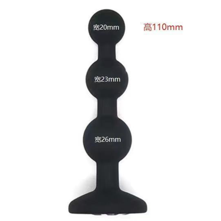 Feeler פלאג אנאלי מסיליקון עם  3 כדורים