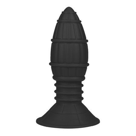 Big Grenade פלאג סיליקון גדול שחור בצורת רימון