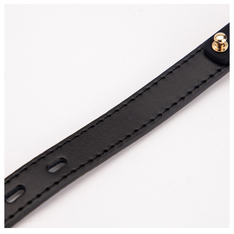 גאג סיליקון אדום שחור אלגנטי