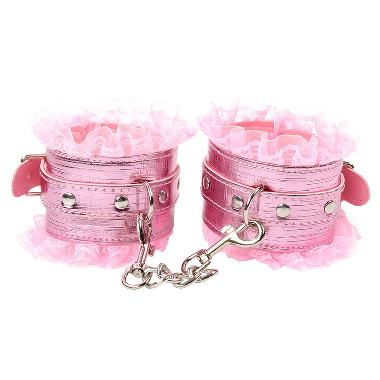 ערכה קינקית ורודה מבריקה עם מלמלה