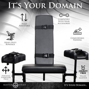 Extreme Obedience Chair כיסא קשירה מפשק ומתכוונן בסגנון גניקולוג Master Series