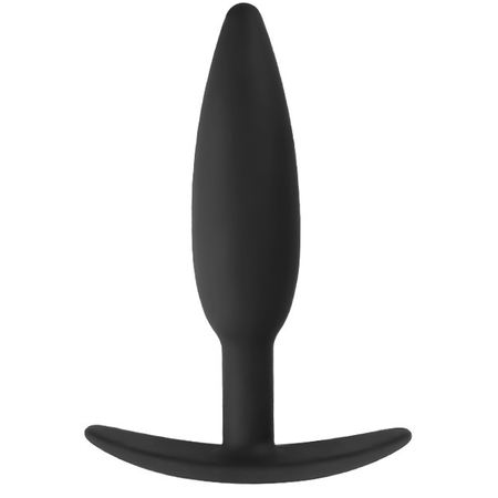 The Pen Slim Oval Black Silicone Plug