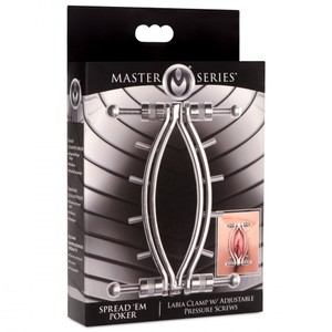 Master Series Pussy Tugger Labia Clamps and Chain