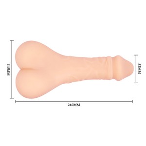 Light Realistic Dildo in 90 Degrees Angle