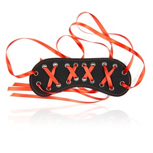 Blindfold with Red Ribbons and XXX