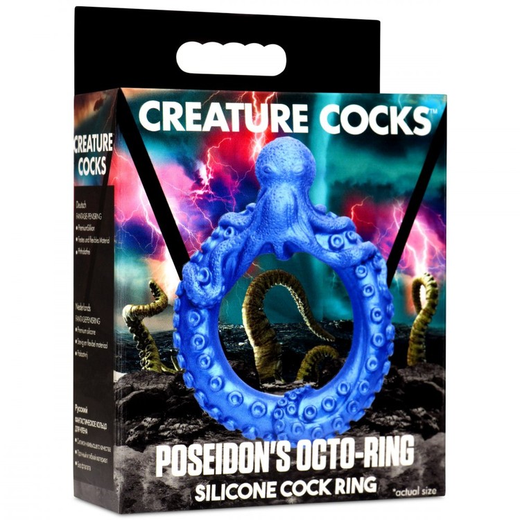 Poseidon's Octo-Ring קוקרינג סיליקון חייזרי Creature Cocks