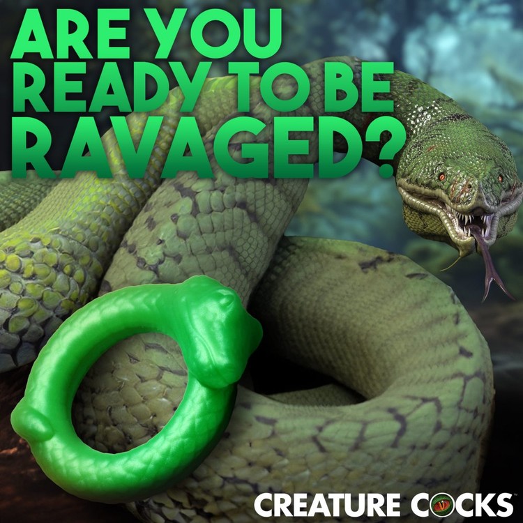Serpentine קוקרינג לפין לאוהבי פנטזיה Creature Cocks