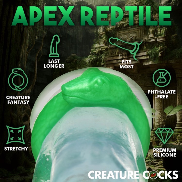 Serpentine קוקרינג לפין לאוהבי פנטזיה Creature Cocks