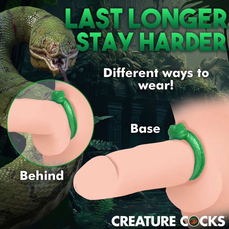 Serpentine קוקרינג לפין לאוהבי פנטזיה Creature Cocks