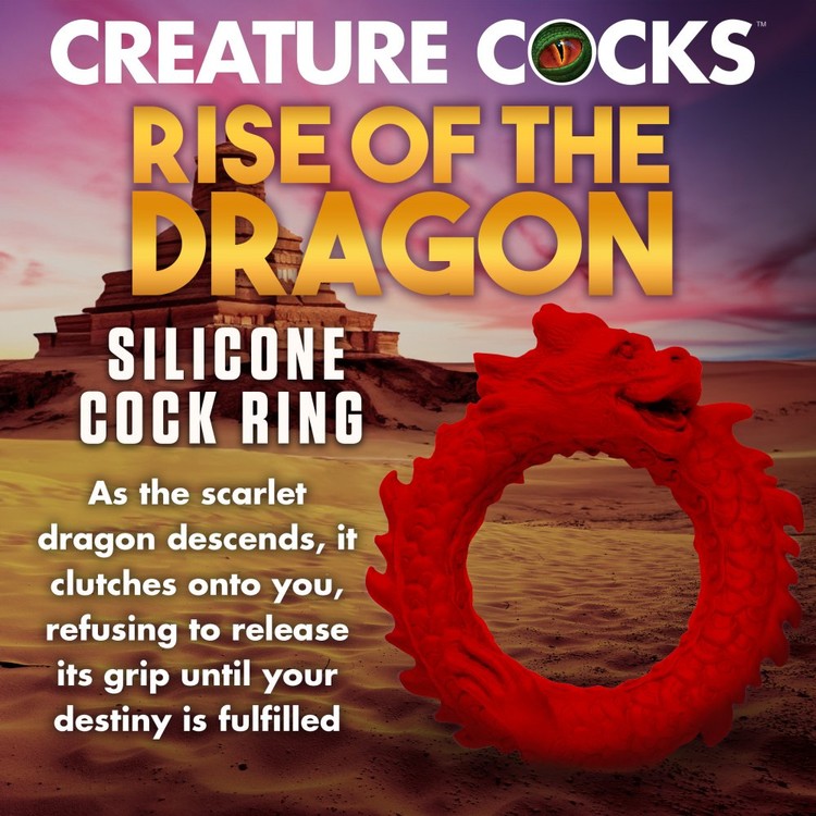 Rise of the Dragon טבעת פין דרקון פנטזיה Creature Cocks