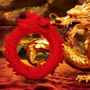 Rise of the Dragon טבעת פין דרקון פנטזיה Creature Cocks