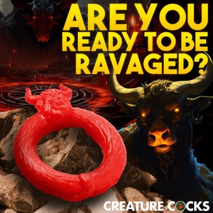 Beast Mode טבעת קוקרינג סיליקון מפלצתית Creature Cocks