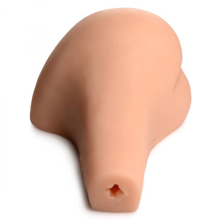 Juicy Wet Look Sidesaddle Taylor -מאונן ריאלסטי בתנוחת צד ומראה רטוב עם שני חורים וגינאלית ואנאלית