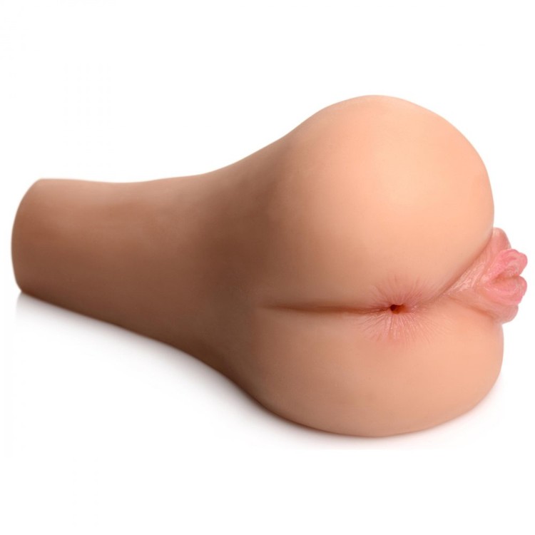 Juicy Wet Look Sidesaddle Taylor -מאונן ריאלסטי בתנוחת צד ומראה רטוב עם שני חורים וגינאלית ואנאלית