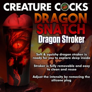 Dragon Snatch כוס אוננות דרקון אדום Creature Cocks