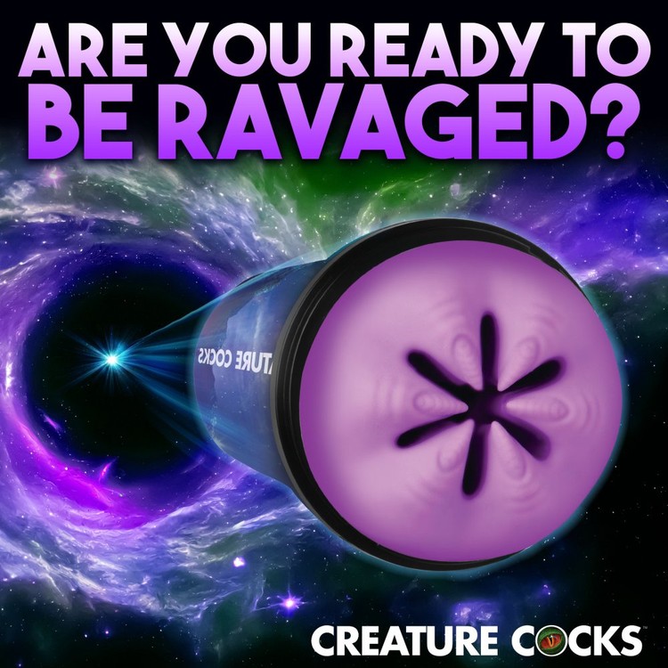 Wormhole כוס אוננות  בצורת חייזר סגול Creature Cocks