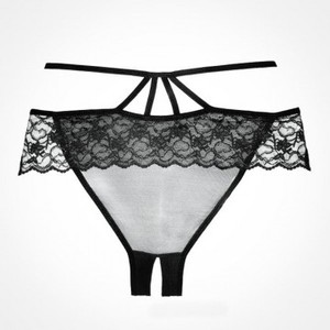 Allure Lingerie Angel Sexy Black Panties with Straps