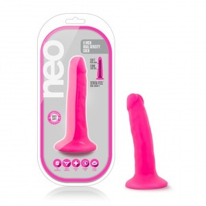 Neo Pink 5.5 Inch Dual Density Dildo