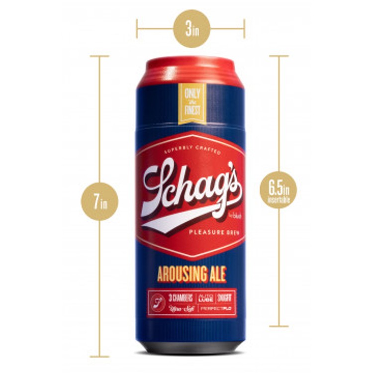 שרוול אוננות לגבר בעיצוב משקה Schag's Aurousing Ale