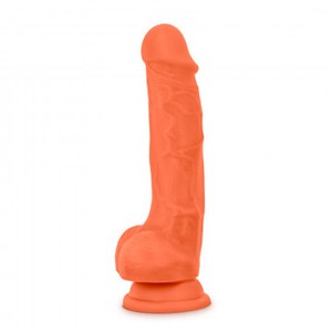 Neo Elite Dual Density Silicone Orange Dildo