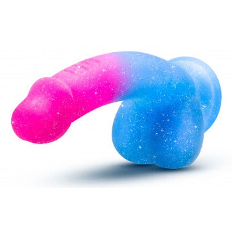 Avant Chasing Sunsets דילדו כחול ורוד עם נצנצים