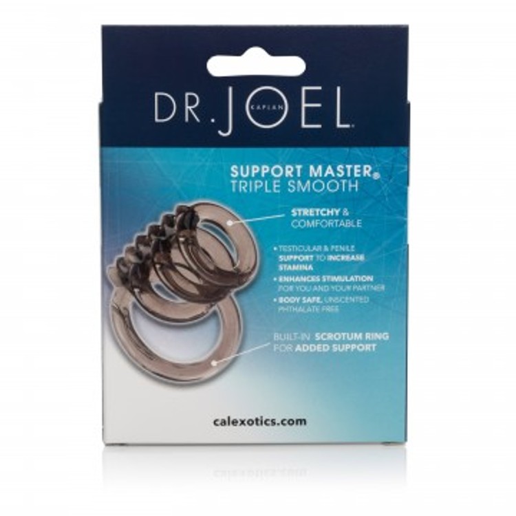 Dr. Joel Kaplan Support Master Triple Smooth טבעות פין