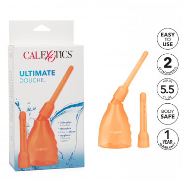 Lube Tube זוג צינורות למילוי אינטימי של חומרי סיכה CalExotics - כתום