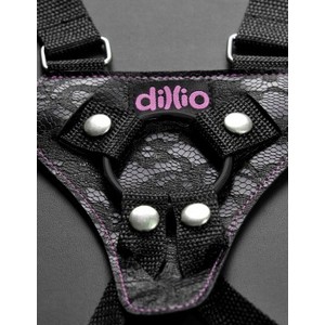 Dillio Pink 6 Inch Dildo and Suspenders Strapon Set