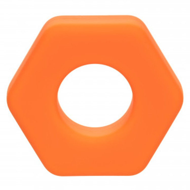 Alpha Liquid Sexagon טבעת פין כתומה