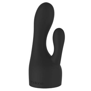 Pebble תוספת לויברטורים של Nalone מסיליקון בצורת איבר מין גברי שחור