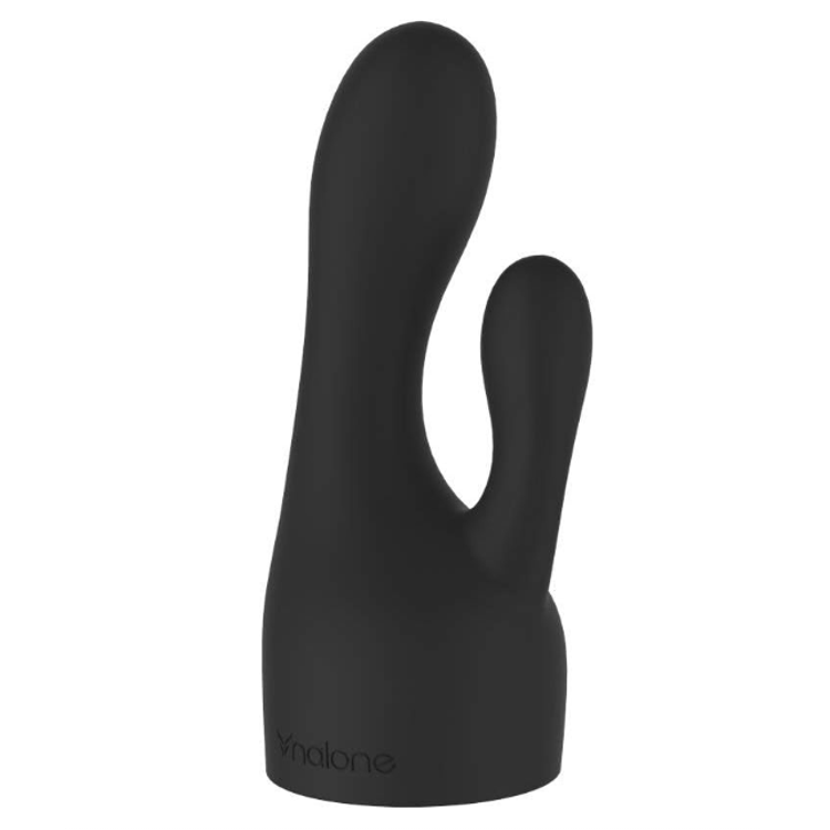 Pebble תוספת לויברטורים של Nalone מסיליקון בצורת איבר מין גברי שחור