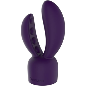 Rockit Pink Silicone Vibrator is sensitive to three heads for various Nalone stimuli