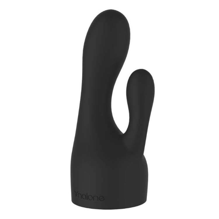 Rockit Nalone  ערכת ויברטור וונד עם 3 ראשים לחיבור - שחור