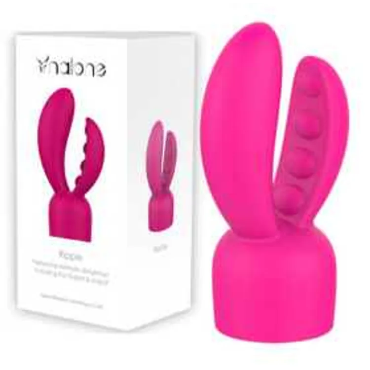 סט Yoni ויברטור וונד וגירוי פנימי עם 3 ראשים Nalone - ורוד