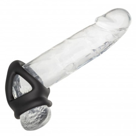 Alpha Liquid Silicone Dual Cock Cage and Ring