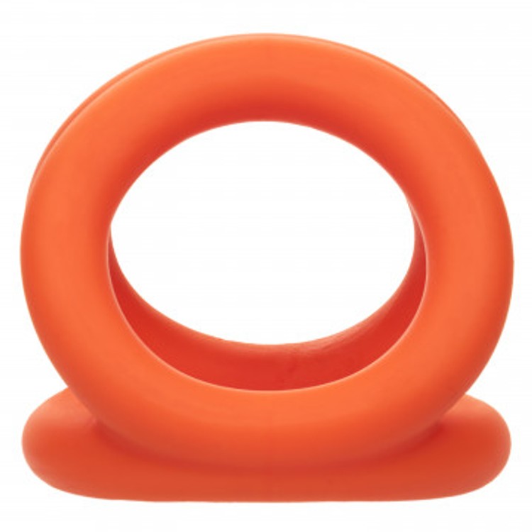 Alpha Liquid Silicone Tri-Ring קוקרינג כתום משולש