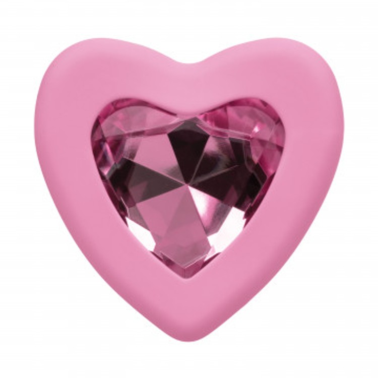 סט באט פלאז ורודים עם אבן קישוט First Time Crystal Booty