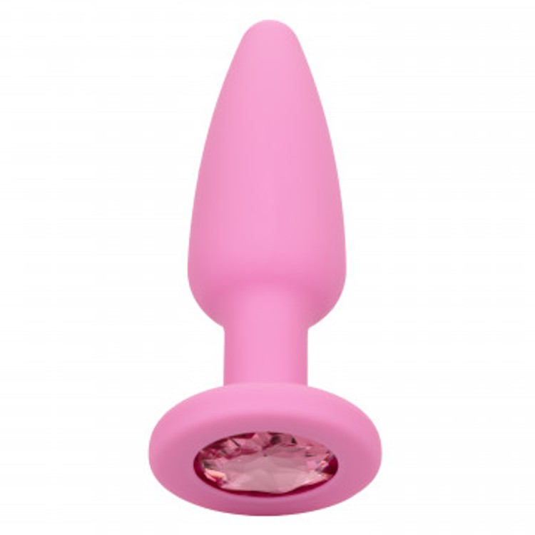 First Time Crystal Booty סט פלאגים אנאליים למתחילים - ורוד