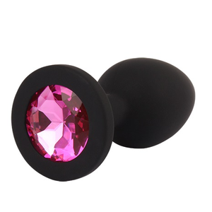 Bling S Small Silicone Plug with Stone